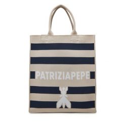 Torebka Patrizia Pepe. Brązowe torebki do ręki damskie Patrizia Pepe, bez wzorów, klasyczne, bez dodatków. Za 489.99 zł.