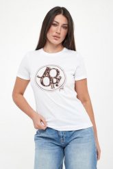 T-shirt damski z logo Tova JOOP!. T-shirty damskie JOOP!, l, bez wzorów, bez kołnierzyka. Za 399.00 zł.