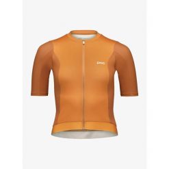 Koszulka kolarska damska POC Cadence Jersey. Brązowe koszulki sportowe damskie POC, bez wzorów, z jersey, bez kołnierzyka, bez ramiączek, rowerowe. Za 404.99 zł.