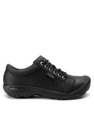 Keen Półbuty Austin 1002990 Czarny. Czarne półbuty na co dzień męskie Keen, ze skóry, bez zapięcia. Za 349.99 zł.