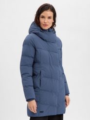 Ragwear płaszcz funkcjonalny - Pavla Kobiety niebieski, S. Niebieskie płaszcze damskie Ragwear, s, bez wzorów, eleganckie, bez kaptura. Za 549.95 zł.