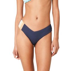 Dół od stroju kąpielowego Rip Curl Block Party Hi Leg Skimpy. Niebieskie bikini damskie Rip Curl, xs, bez wzorów. Za 73.99 zł.