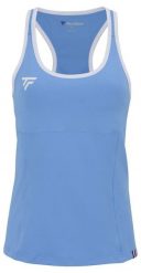 Koszulka tenisowa damska bez rękawów Tecnifibre Team Tank-Top. Niebieskie koszulki sportowe damskie TECNIFIBRE, xl, w ażurowe wzory, z materiału, bez kołnierzyka, bez ramiączek, tenisowe. Za 189.00 zł.