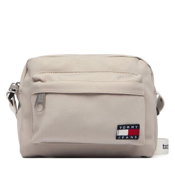 Torebka Tommy Jeans. Brązowe torebki do ręki damskie Tommy Jeans, bez wzorów, z jeansu, klasyczne, bez dodatków. Za 165.99 zł.