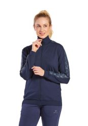 Damska bluza dresowa Erima Essential Team. Niebieskie bluzy sportowe damskie Erima, bez wzorów, z dresówki, bez kaptura, do piłki ręcznej. Za 255.00 zł.