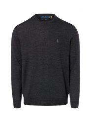 Polo Ralph Lauren sweter wełniany Mężczyźni Wełna (100%) szary, L. Szare swetry przez głowę męskie Polo Ralph Lauren, l, bez wzorów, z wełny, bez kołnierzyka. Za 919.95 zł.