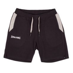 Szorty damskie Spalding Flow. Czarne szorty sportowe damskie Spalding, bez wzorów, sportowe, do koszykówki. Za 232.50 zł.