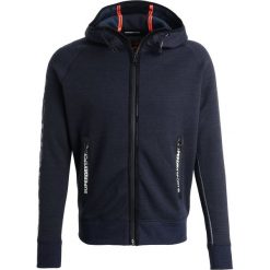 Superdry GYM TECH ZIPHOOD Bluza rozpinana indigo/petrol blue. Bluzy sportowe męskie Superdry., z bawełny. Za 389.00 zł.