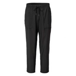 Damskie spodnie treningowe Martes Essentials Medar. Czarne spodnie sportowe damskie MARTES ESSENTIALS, m, bez wzorów, z materiału, do biegania. Za 91.60 zł.