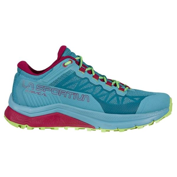 Buty trailowe damskie La Sportiva Karacal. Czerwone obuwie sportowe damskie La Sportiva, bez wzorów. W wyprzedaży za 591.65 zł.
