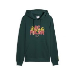 Męska bluza z kapturem AC Milan FtblCulture PUMA. Zielone bluzy męskie Puma, m, bez wzorów, z kapturem, do biegania. Za 279.00 zł.