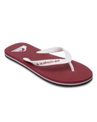 Klapki dla Mężczyzn MOLOKAI CORE Czerwony. Czerwone klapki męskie Quiksilver, z gumy. Za 84.99 zł.