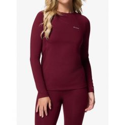 Bluza termoaktywna damska Columbia Midweight Stretch. Czerwone bluzy sportowe damskie Columbia, bez wzorów, bez kaptura, trekkingowe. Za 205.99 zł.