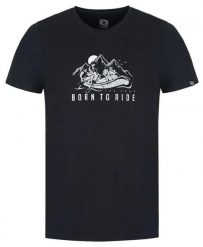 T-shirt męski Loap Ballu czarny. Czarne t-shirty męskie ÀLG, na lato, m, z aplikacjami, z bawełny, klasyczne, bez kołnierzyka. Za 126.99 zł.