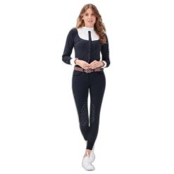 Damskie spodnie jeździeckie Gaze Jamia. Niebieskie spodnie materiałowe damskie GAZE, s, bez wzorów, z dzianiny. Za 1,239.90 zł.