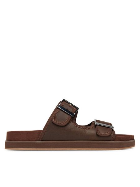 Aldo Klapki Sunnyside 13963586 Brązowy. Brązowe klapki męskie Aldo, ze skóry. Za 429.99 zł.