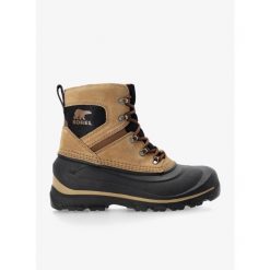 Buty zimowe męskie Sorel Buxton Lace Boot WP. Brązowe trekkingi męskie Sorel, na zimę, trekkingowe. Za 496.99 zł.