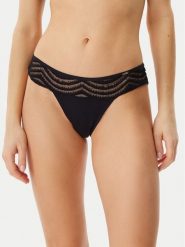 BOSS Stringi 50535129 Czarny. Czarne stringi damskie Boss, xl, bez wzorów, z syntetyku. Za 79.99 zł.
