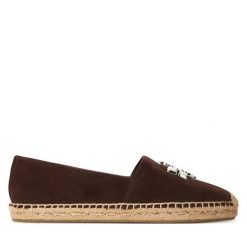 Espadryle Tory Burch. Brązowe espadryle damskie Tory Burch, bez wzorów, bez obcasa, bez zapięcia. Za 1,119.00 zł.