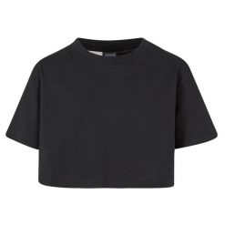 Krótka Koszulka Dziewczęca Kimono (zestaw 2 Sztuk). Czarne bluzki dla dziewczynek Urban Classics, bez wzorów, bez ramiączek. Za 84.99 zł.