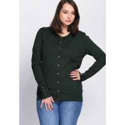 Zielony Kardigan Keep It Moving. Zielone kardigany damskie Born2be. Za 49.99 zł.