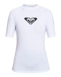 Koszulka do pływania damska ROXY Whole Hearted. Niebieskie koszulki sportowe damskie Roxy, xs, bez wzorów, z elastanu, bez kołnierzyka, bez ramiączek, do pływania. Za 93.99 zł.