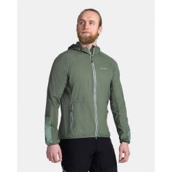 Męska kurtka outdoorowa lub do biegania Kilpi ROSA-M. Zielone kurtki sportowe męskie Kilpi, m, bez wzorów, z nylonu, do biegania. Za 215.49 zł.