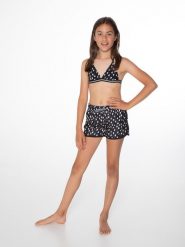 Spodenki dziewczęce Protest PRTSASCHA JR beachshort. Czarne spodenki dla dziewczynek Protest, na lato, bez wzorów, ze skóry, klasyczne. Za 109.90 zł.