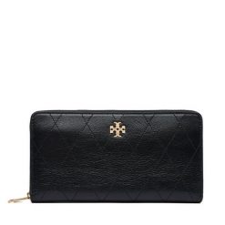 Portfel Tory Burch. Czarne portfele damskie Tory Burch, bez wzorów. Za 1,424.00 zł.