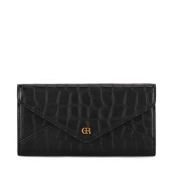 Portfel GINO ROSSI. Czarne portfele damskie Gino Rossi, bez wzorów. Za 99.99 zł.