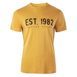 Koszulka męska Magnum Ellib - żółta, Rozmiar L. Żółte buty sportowe męskie MAGNUM, z bawełny, bez zapięcia. Za 49.99 zł.