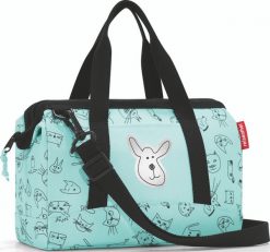 Torba Allrounder Kids Cats and Dogs XS miętowa. Zielone torby i plecaki dziecięce Reisenthel. W wyprzedaży za 97.30 zł.