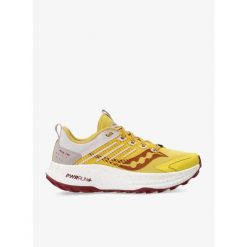 Buty do biegania damskie Saucony Ride TR 2. Żółte obuwie sportowe damskie Saucony, bez wzorów, do biegania. Za 465.99 zł.