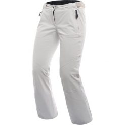Spodnie narciarskie w kolorze białym. Białe spodnie materiałowe damskie Dainese, w paski. W wyprzedaży za 652.95 zł.