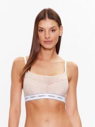 Guess Biustonosz top Belle O2BC07 KBBT0 Różowy. Czerwone biustonosze Guess, z aplikacjami, z syntetyku. Za 139.99 zł.