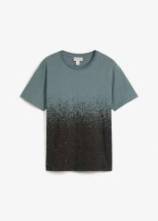 T-shirt z bawełny organicznej. Zielone t-shirty męskie bonprix, m, bez wzorów, z bawełny, bez kołnierzyka. Za 69.99 zł.