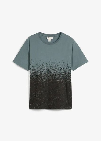 T-shirt z bawełny organicznej. Zielone t-shirty męskie bonprix, l, bez wzorów, z bawełny, bez kołnierzyka. Za 72.99 zł.