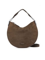 Coccinelle Torebka QKG Coccinellesunup Suede E1 QKG 13 01 01 Khaki. Brązowe torebki do ręki damskie Coccinelle, bez wzorów, ze skóry, bez dodatków. Za 1,699.00 zł.