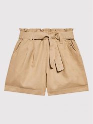 United Colors Of Benetton Szorty materiałowe 4BE7C9005 Beżowy Regular Fit. Brązowe spodenki dla dziewczynek United Colors Of Benetton, bez wzorów, z bawełny. Za 79.99 zł.