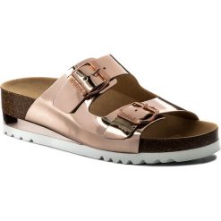 Klapki SCHOLL - Glam Ss 2 F27050 1010 350 Bronze. Żółte klapki damskie Scholl, z materiału. W wyprzedaży za 209.00 zł.