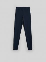 4F Legginsy dzianinowe damskie - granatowe XS. Niebieskie legginsy damskie 4f, xs, bez wzorów, z dzianiny. Za 129.99 zł.