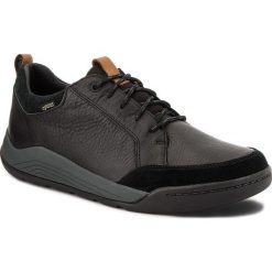 Półbuty CLARKS - Ashcombe Bay Gtx GORE-TEX 261354007 Black Leather. Półbuty na co dzień męskie marki Clarks. W wyprzedaży za 369.00 zł.