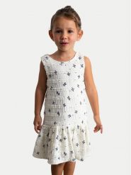 Mayoral Sukienka elegancka 3945 Écru Regular Fit. Sukienki dla dziewczynek Mayoral, bez wzorów, z syntetyku, eleganckie, bez ramiączek. Za 159.99 zł.