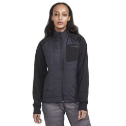 Kurtki narciarskie damskie wodoodporne Craft Core Nordic Training Insulate. Czarne kurtki snowboardowe damskie Craft, bez wzorów, bez kaptura, narciarskie. W wyprzedaży za 297.50 zł.