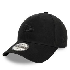 Czapka z daszkiem New Era. Czarne czapki i kapelusze damskie New Era, bez wzorów. Za 89.99 zł.