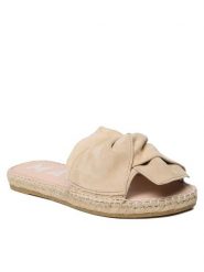 Manebi Espadryle Sandals With Knot M 1.1 JK Beżowy. Brązowe espadryle damskie Manebi, bez wzorów, ze skóry, bez obcasa. Za 449.99 zł.