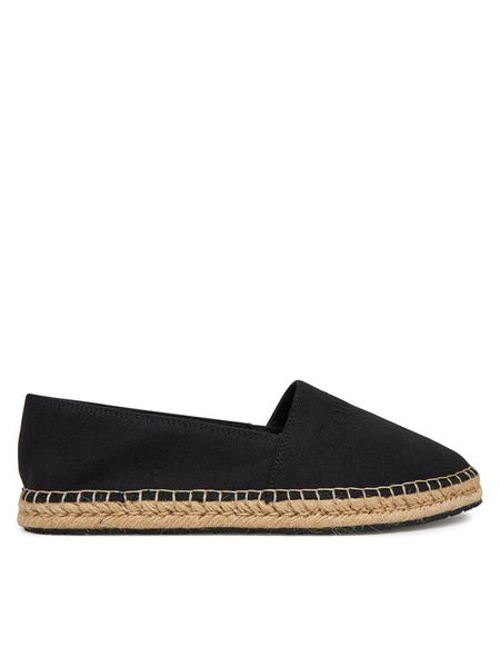 Calvin Klein Espadryle Espadrille - He HW0HW02384 Czarny. Czarne espadryle damskie Calvin Klein, bez wzorów, z materiału, bez obcasa, bez zapięcia. Za 349.99 zł.