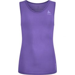 Koszulka damska Odlo PERFORMANCE X-LIGHT BL TOP v-neck singlet. Czarne bielizna termoaktywna damska Odlo, s, bez wzorów, z materiału, bez ramiączek, krótkie. Za 199.99 zł.