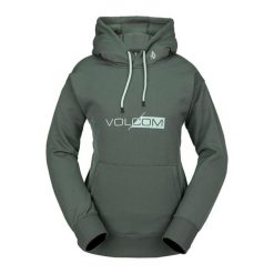 Bluza snowboardowa damska Volcom Core Hydro Hoodie. Szare bluzy sportowe damskie Volcom, xs, bez wzorów, bez kaptura, snowboardowy. Za 159.99 zł.