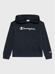 Champion Bluza 404601 Czarny Custom Fit. Czarne bluzy dla chłopców Champion, bez wzorów, z syntetyku, bez ramiączek, bez kaptura. Za 89.99 zł.